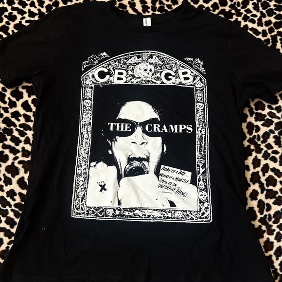 The Cramps Vintage CBGB Flyer Women's Tee - Picture 1 of 2